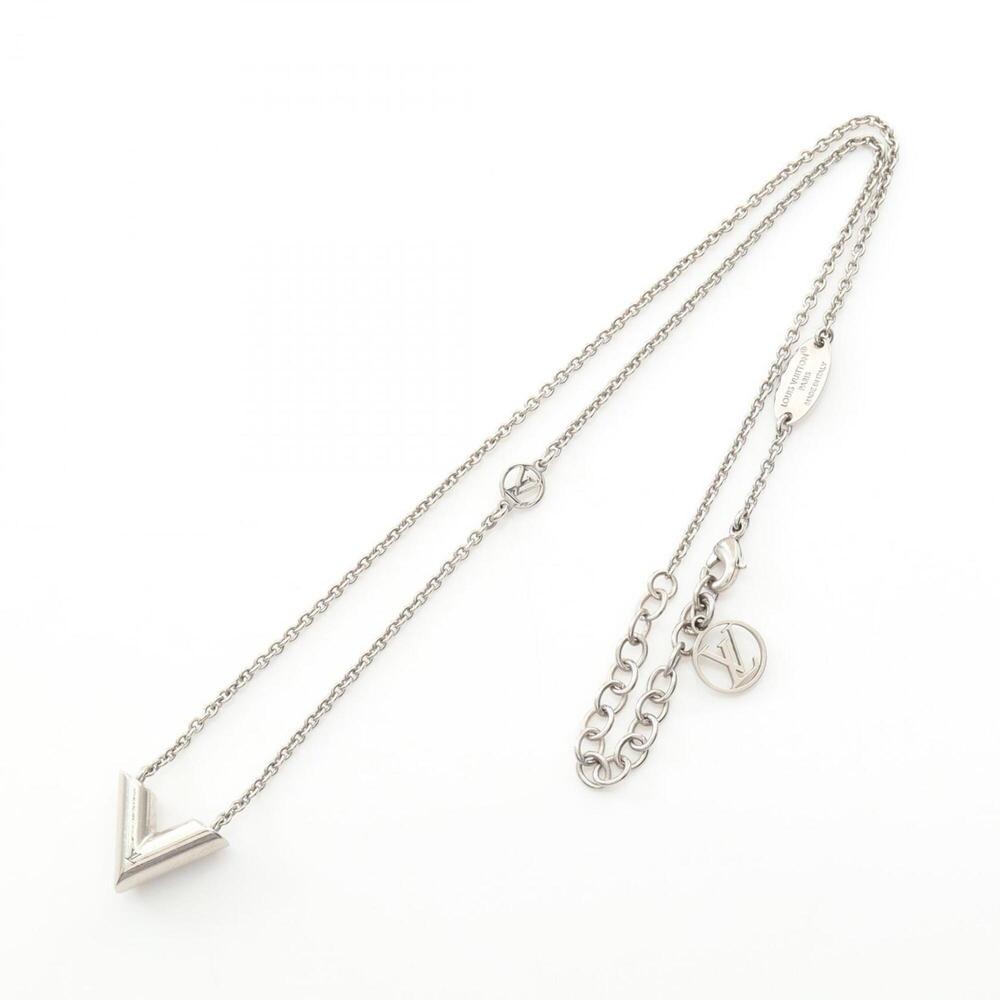 LOUIS VUITTON Silver Necklace - Picture 3 of 6